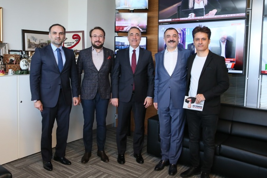 ​A Haber Genel Müdürü Abdülhalik Çimen ve ATV Genel Müdürü Metin Ergen'i Ziyaret Ettik
