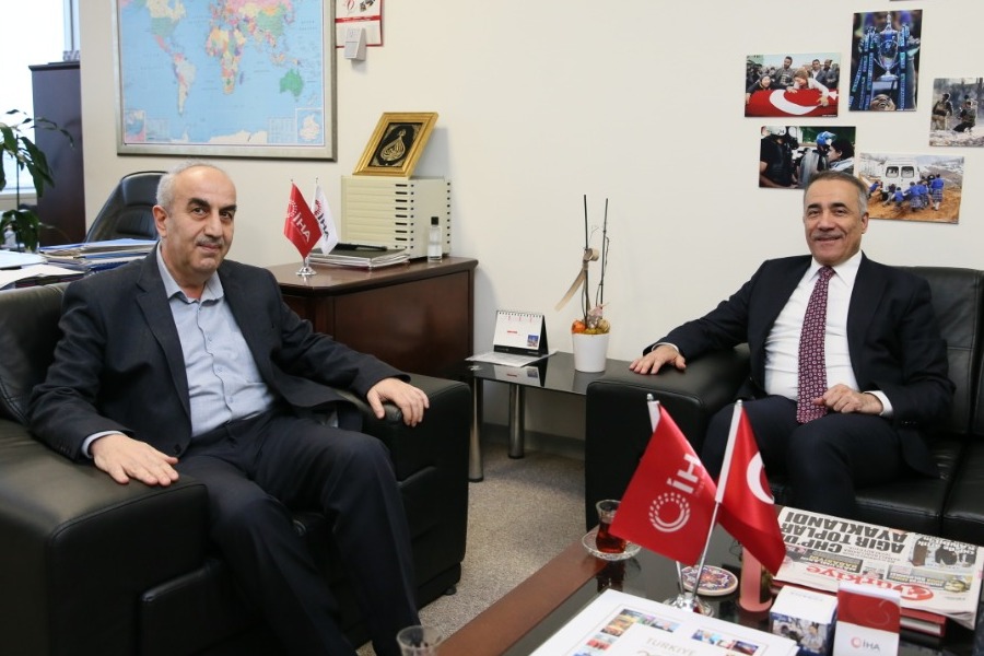 İhlas Haber Ajansı Genel Müdürü Hamit Arvas Bey ve Ekibini Ziyaret Ettik
