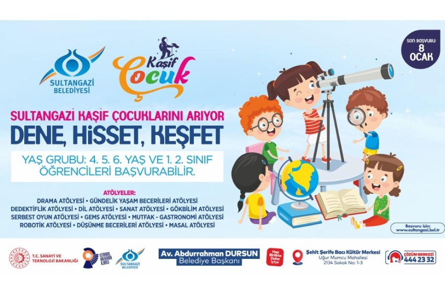 Sultangazi Belediyesi’nden “Kâşif Çocuk”
